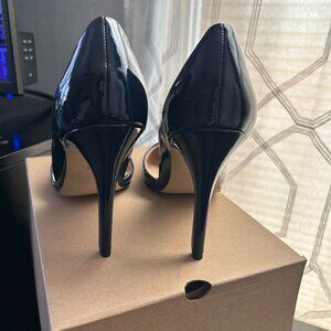 Sexy Ann Marino Pump, Size 8 1/2 M, Navy Blue, Pointed-toe 4-inch heel